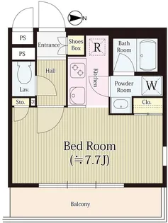 ル・ボワ武蔵境【1階】の間取り