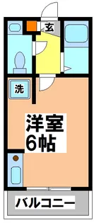 東京都小金井市東町4【アパート】の間取り