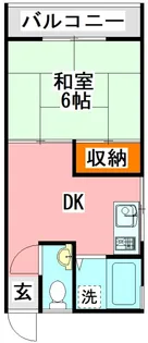 ドリーム古川【1階】の間取り