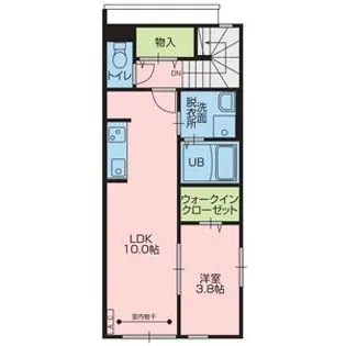 Casa You familiar(カーサ ユー ファミリア)【2階】の間取り