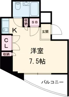 雅叙園碑文谷ドミトリィ【4階】の間取り
