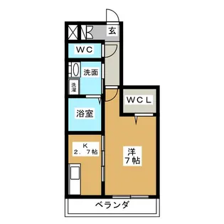 アーバンコート千種【2階】の間取り