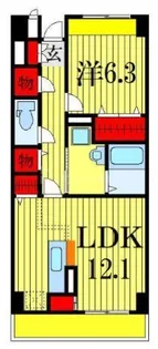 千葉県船橋市芝山3【マンション】の間取り
