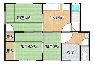 田口アパート【1階】の間取り
