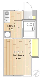 サニーハウス【1階】の間取り