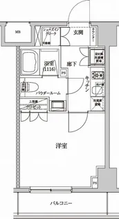 セジョリ墨田両国【3階】の間取り