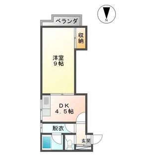 プレジデント福乃宮【3階】の間取り