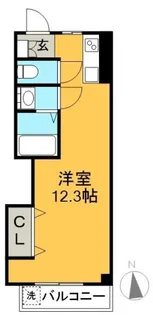 SINAJYURIME・GREEN(シナジュライム・グリーン)【4階】の間取り