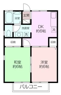 キャロットハウス【2階】の間取り