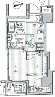 ル・リオン牛込柳町【11階】の間取り