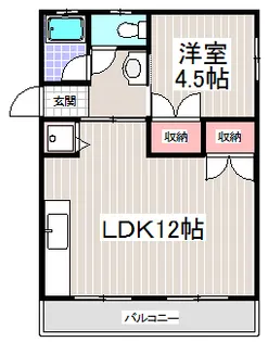井上ハイツ【3階】の間取り