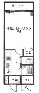 ドウェルJ.S【3階】の間取り