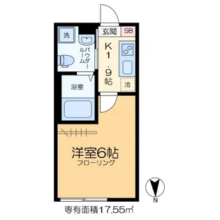 ラ・フォート梅島【3階】の間取り