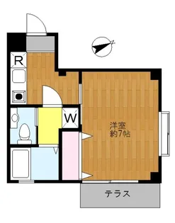 メゾン・ド・ソネット【1階】の間取り