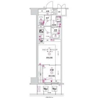 CREST TAPP 京都西京極 dex【5階】の間取り