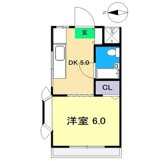 サンライフ木の丸 北棟【2階】の間取り