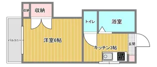 キャッスル東山手【2階】の間取り