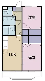 グレイス広見【1階】の間取り