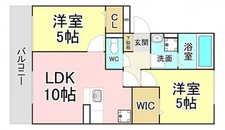 アンダンテ響の【3階】の間取り