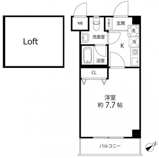ルート相模が丘【4階】の間取り