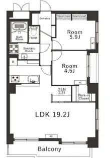 Belleviage Maenocho【4階】の間取り