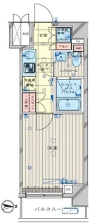 ルーブル川崎六番館【3階】の間取り