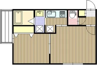 プロムナードコート麻生【2階】の間取り
