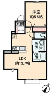 トレフォリオ【2階】の間取り