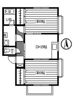 タウンゼルコウバ【1階】の間取り