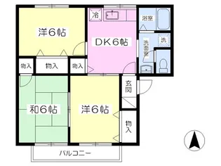 ネオ・アーバンA棟【2階】の間取り