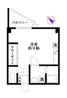 代官山上新ビル【2階】の間取り