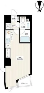 カスタリア新宿御苑【8階】の間取り