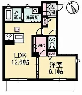 コンフォート【1階】の間取り