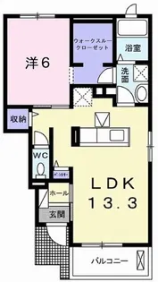 アグレーブル B【1階】の間取り