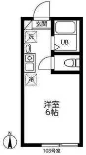 K20新高円寺(ケイ20新高円寺)【1階】の間取り