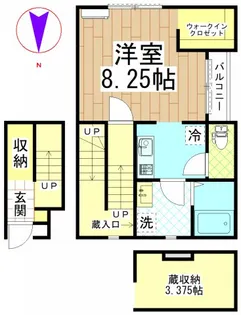 ルヴァンテ西千葉I【2階】の間取り