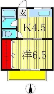 コーポラスNo24【2階】の間取り