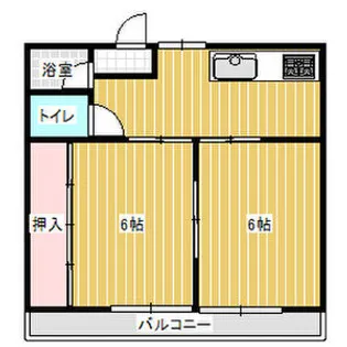パレス桜道【2階】の間取り