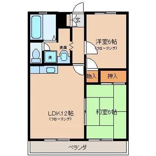 セプトフラット【4階】の間取り