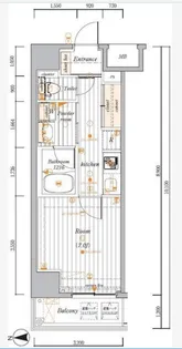 レオーネ上野入谷【6階】の間取り