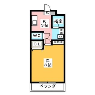 コーポタカラ【2階】の間取り