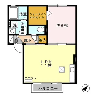 シャルマン【1階】の間取り