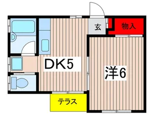 アスカハイツ【1階】の間取り