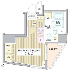 NJK MARQUIS OMOTESANDO【10階】の間取り