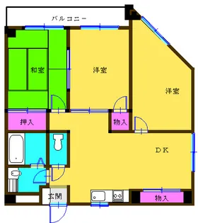 八秀ビル【2階】の間取り