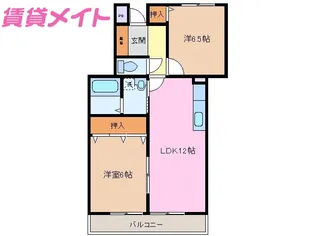 メルベーユM【3階】の間取り