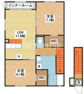 プラムフィールド【2階】の間取り