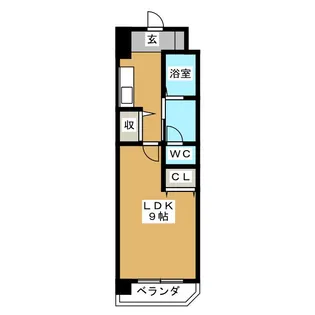 横浜元町ガーデン16【1階】の間取り