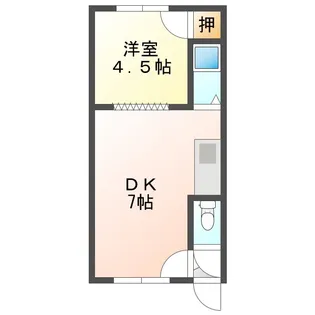 ラビットハイツ【2階】の間取り