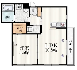 CASA NAKAMURA【2階】の間取り